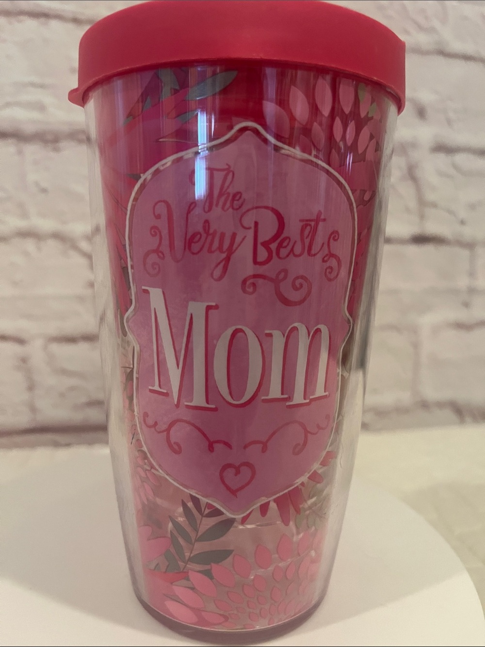 Tervis Pink "The Very Best Mom" Travel Tumbler